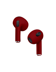 Caviar Customized Airpods 3rd Generation Full Automotive Grade Scratch Resistant Paint GLossy Red